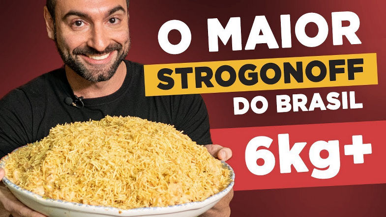 O MAIOR STROGONOFF DO BRASIL!! *6kg*