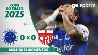 CRUZEIRO 0 X 0 CRB | MELHORES MOMENTOS | OITAVAS DE FINAL COPA DO BRASIL 2025 | ge.globo