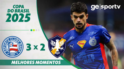BAHIA 3 X 2 RETRÔ | MELHORES MOMENTOS | OITAVAS DE FINAL COPA DO BRASIL 2025 | ge.globo