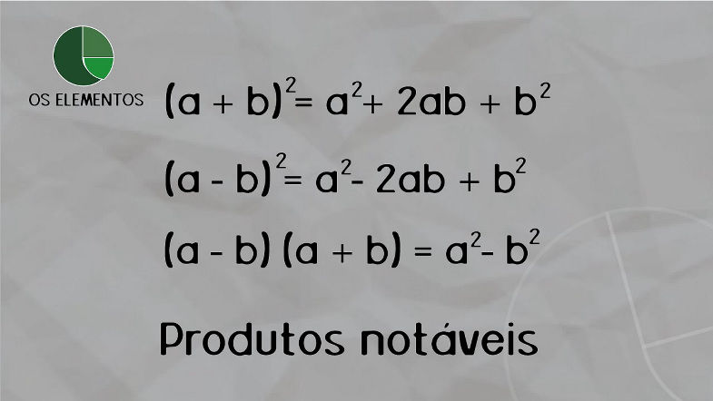 Produtos notáveis