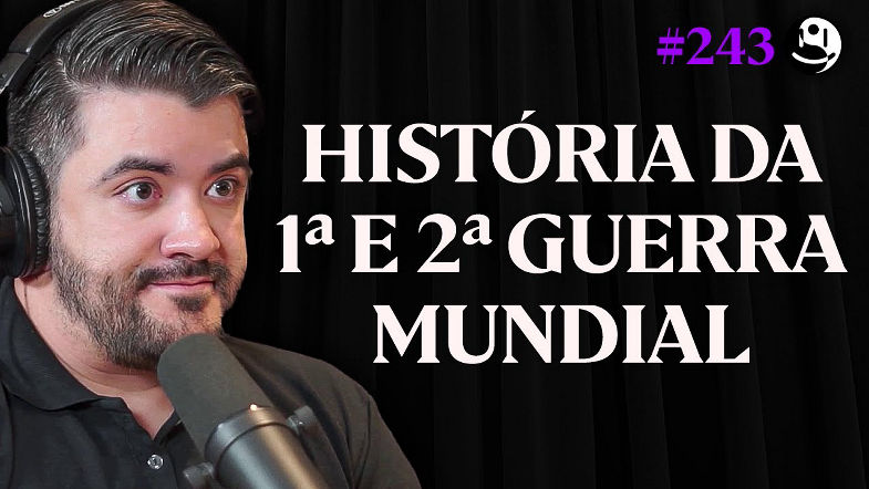 História Completa da 1 e 2 Guerra Mundial - Júlio César | Lutz Podcast 243