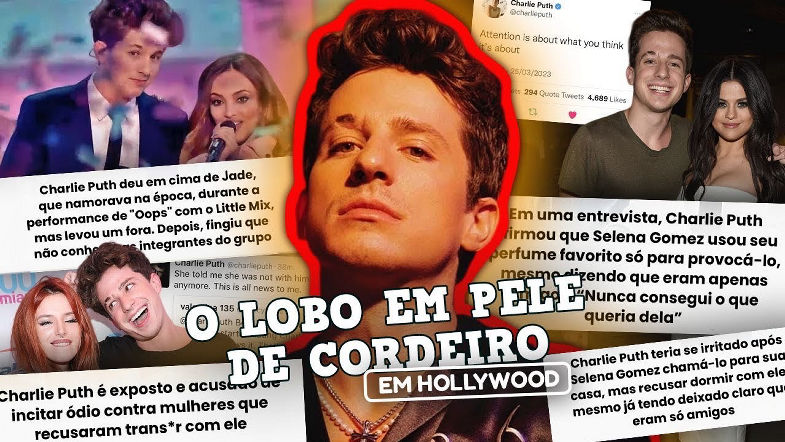 O PODRE HISTÓRICO DE CHARLIE PUTH COM MULHERES... de Selena gomez a Bella thorne
