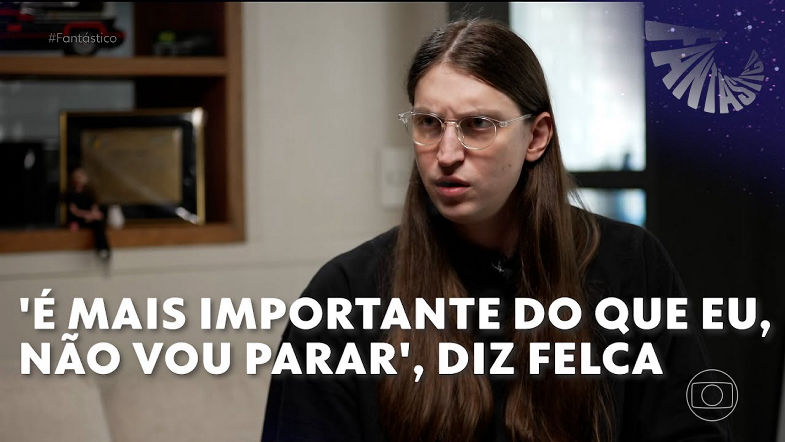 Fantástico 'É mais importante do que eu, não vou parar', diz Felca em entrevista exclusiva