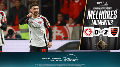 FLAMENGO VENCE O INTERNACIONAL DE NOVO E VAI ÀS QUARTAS DA LIBERTADORES | Melhores Momentos