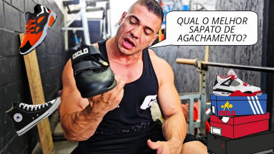 QUAL SAPATO USAR PARA FAZER O AGACHAMENTO?