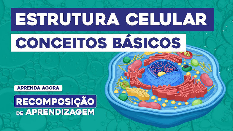 ESTRUTURA CELULAR conceitos básicos | Recomposição de Aprendizagem | Cláudia de Souza Aguiar
