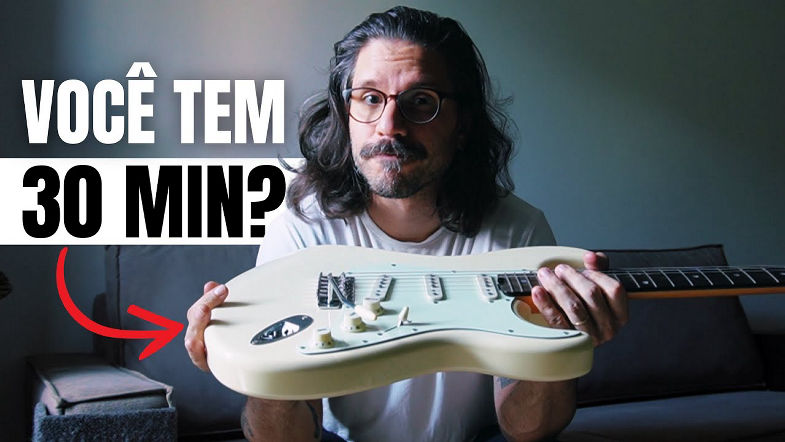 Só tem 30 MINUTOS por dia? TREINE ISSO na guitarra!
