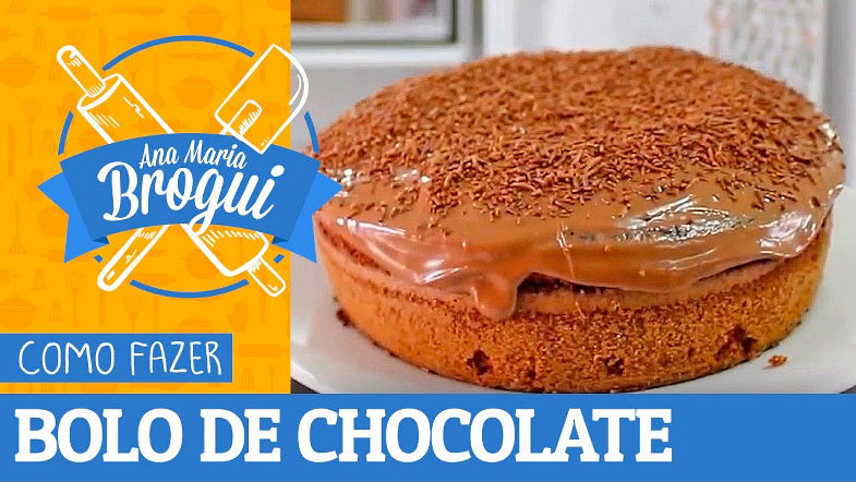 COMO FAZER UM BOLO DE CHOCOLATE FÁCIL E RÁPIDO | Ana Maria Brogui #63