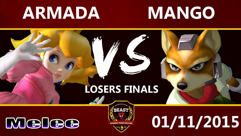 B.E.A.S.T 5 - [A] Armada (Peach) Vs. C9 Mang0 (Fox) - Melee Losers Final